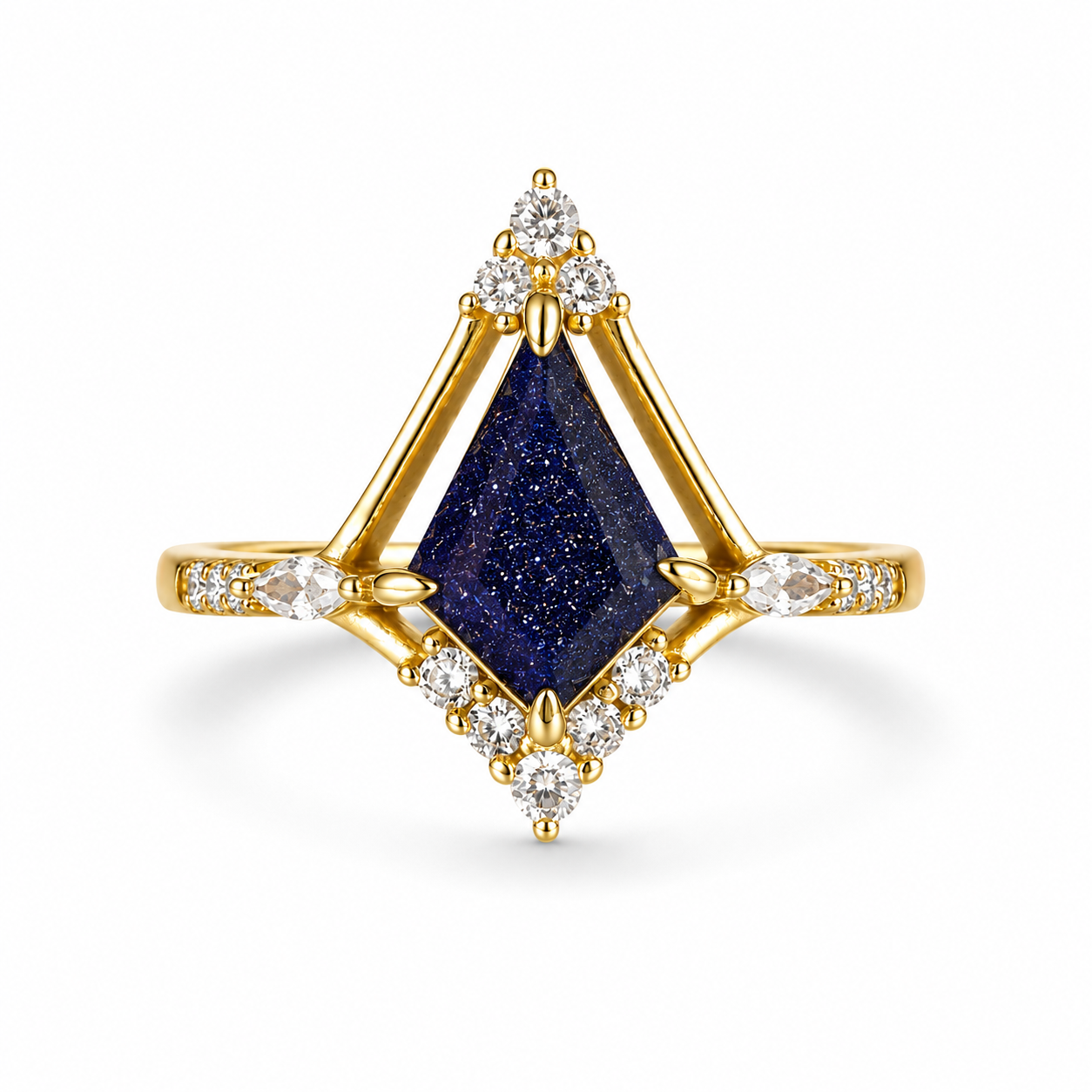 Dania Blue Sandstone Ring