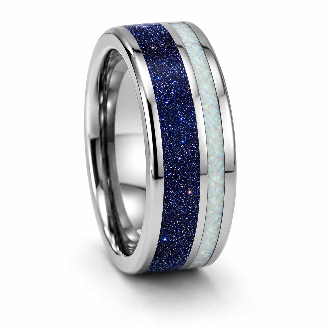 Jorge Starry Night Men's Wedding Band