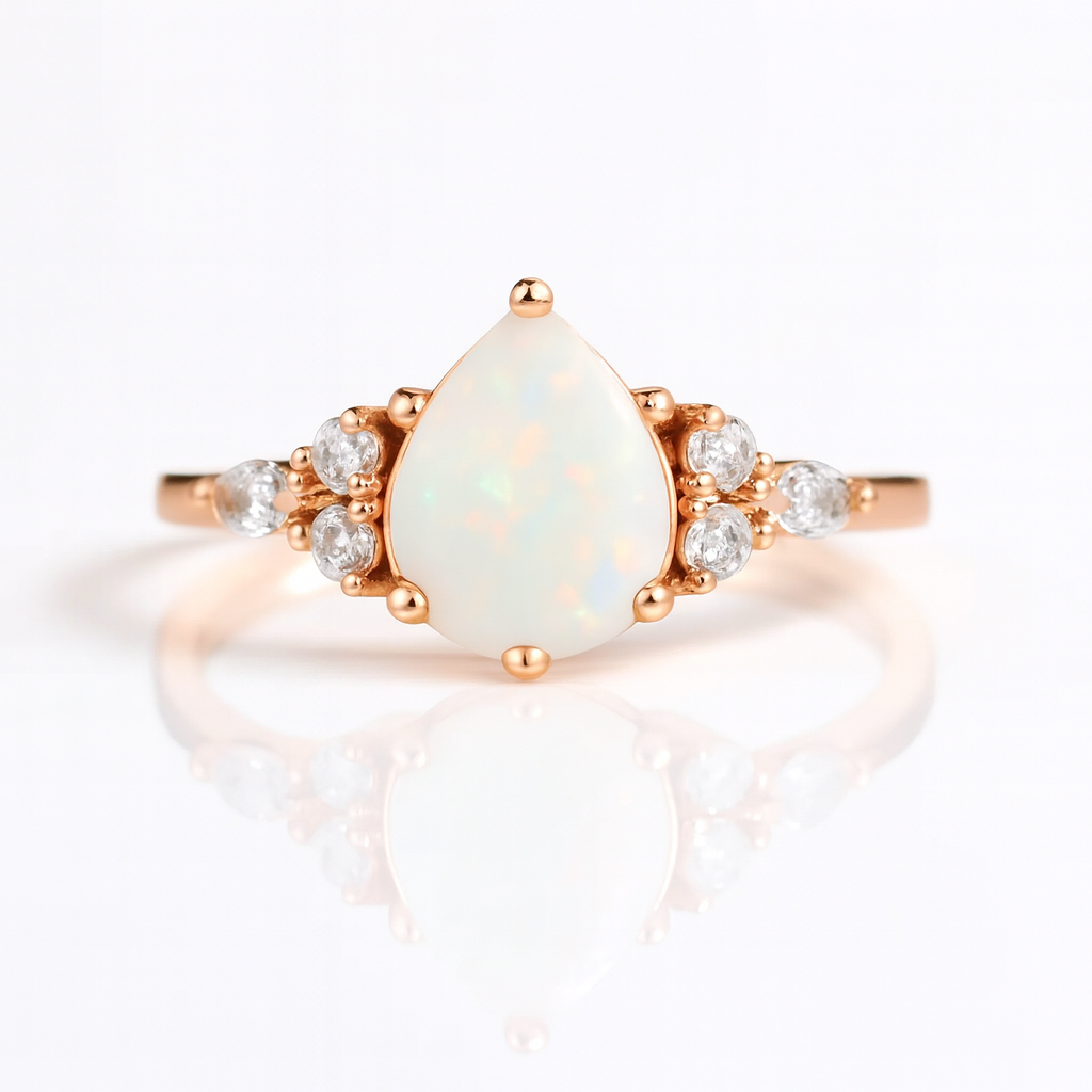 Nyx Opal Ring Rose Gold