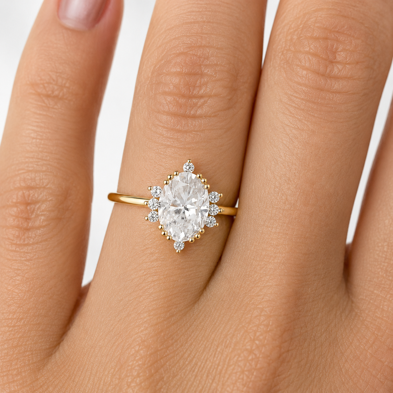 Erica Moissanite Ring