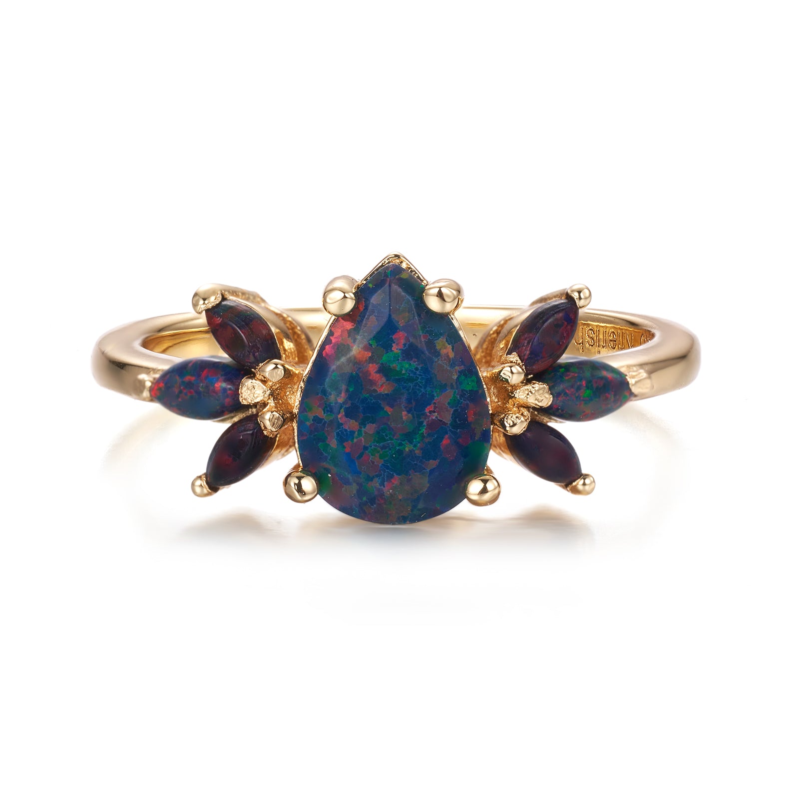 Ivy Black Opal Ring