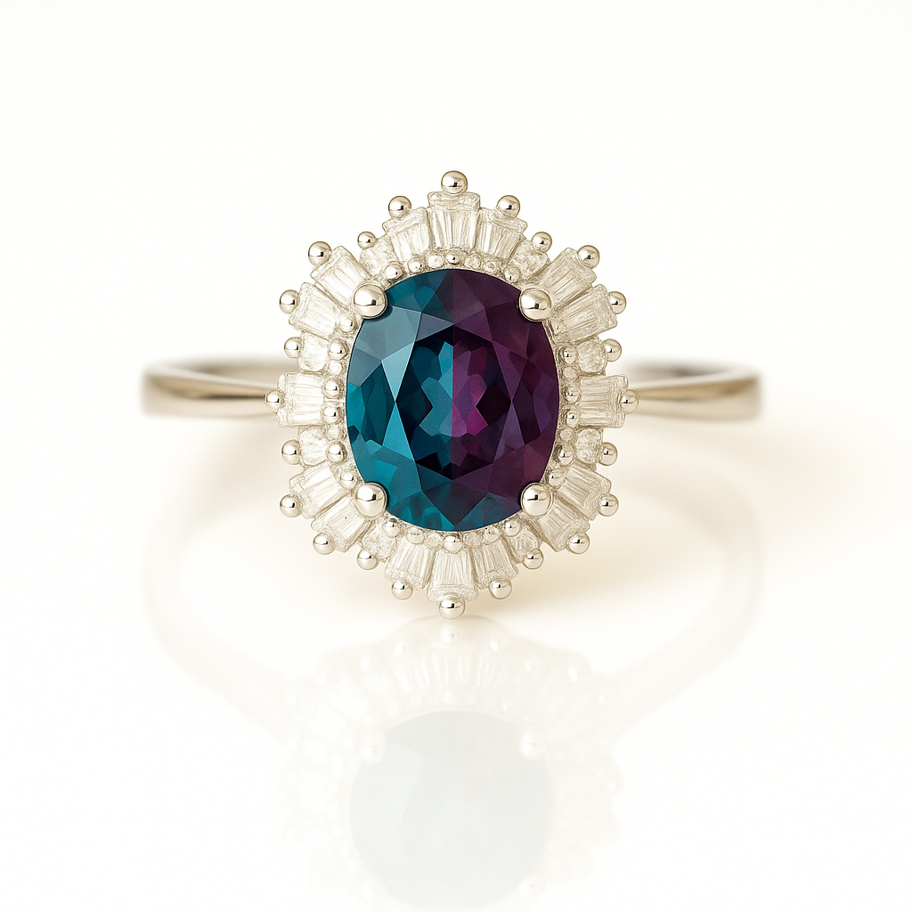 Ara Alexandrite Ring Sterling Silver