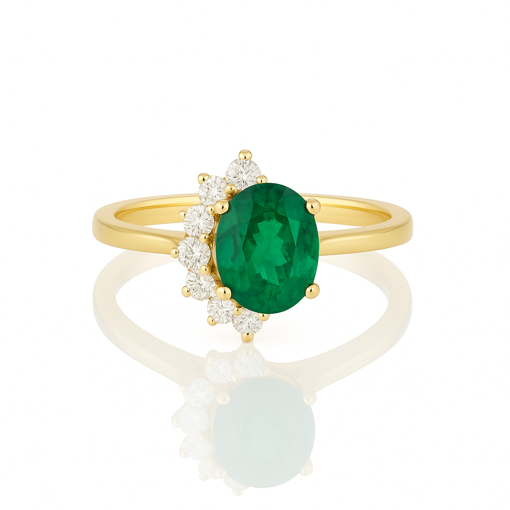 Ari Emerald Ring