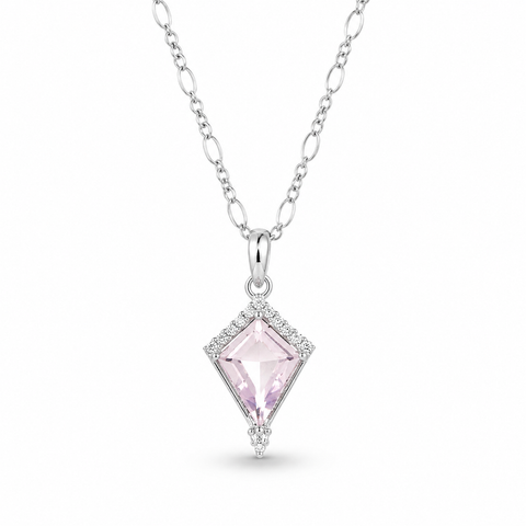 Dania Lilac Quartz Necklace