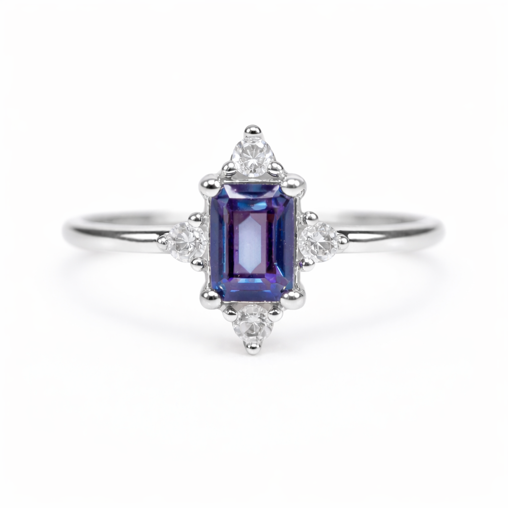 Sia Alexandrite Ring Sterling Silver