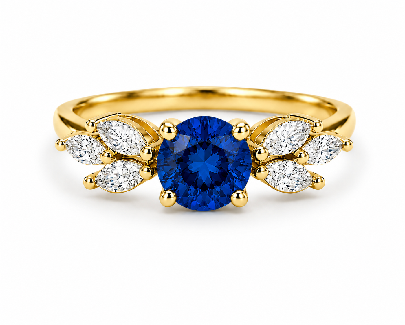 Ada Emerald Ring Gold