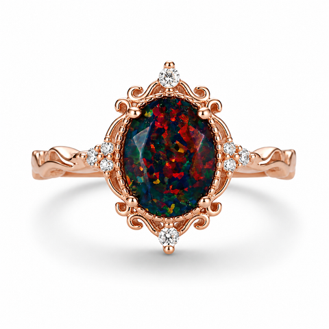 Kherish Fia Black Opal Ring