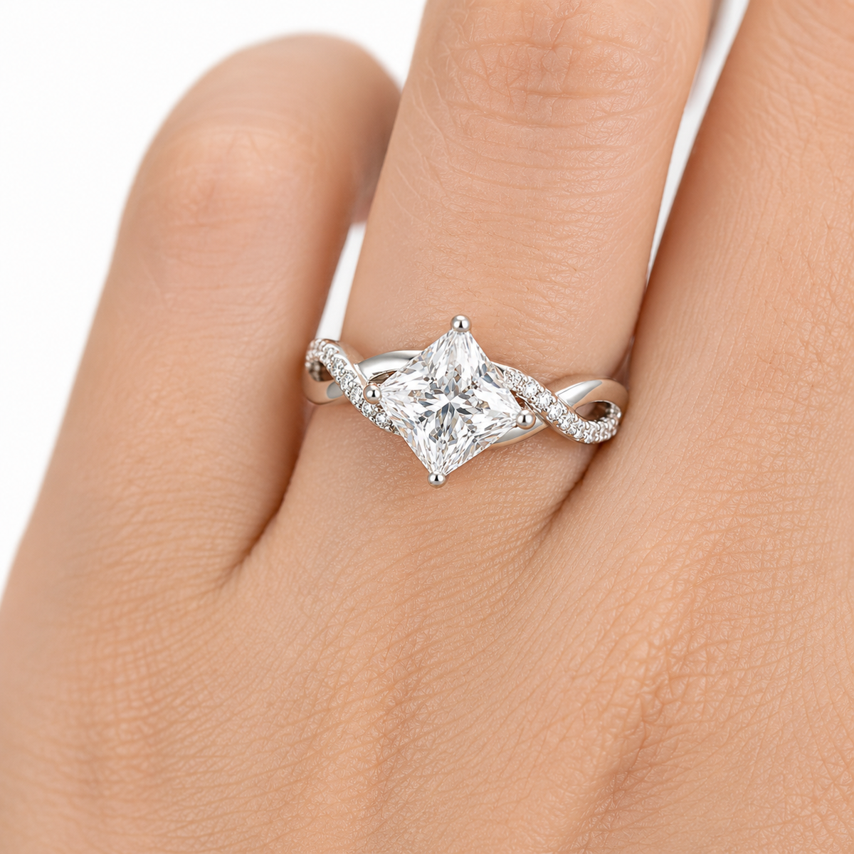 Yia Crystal Ring Sterling Silver
