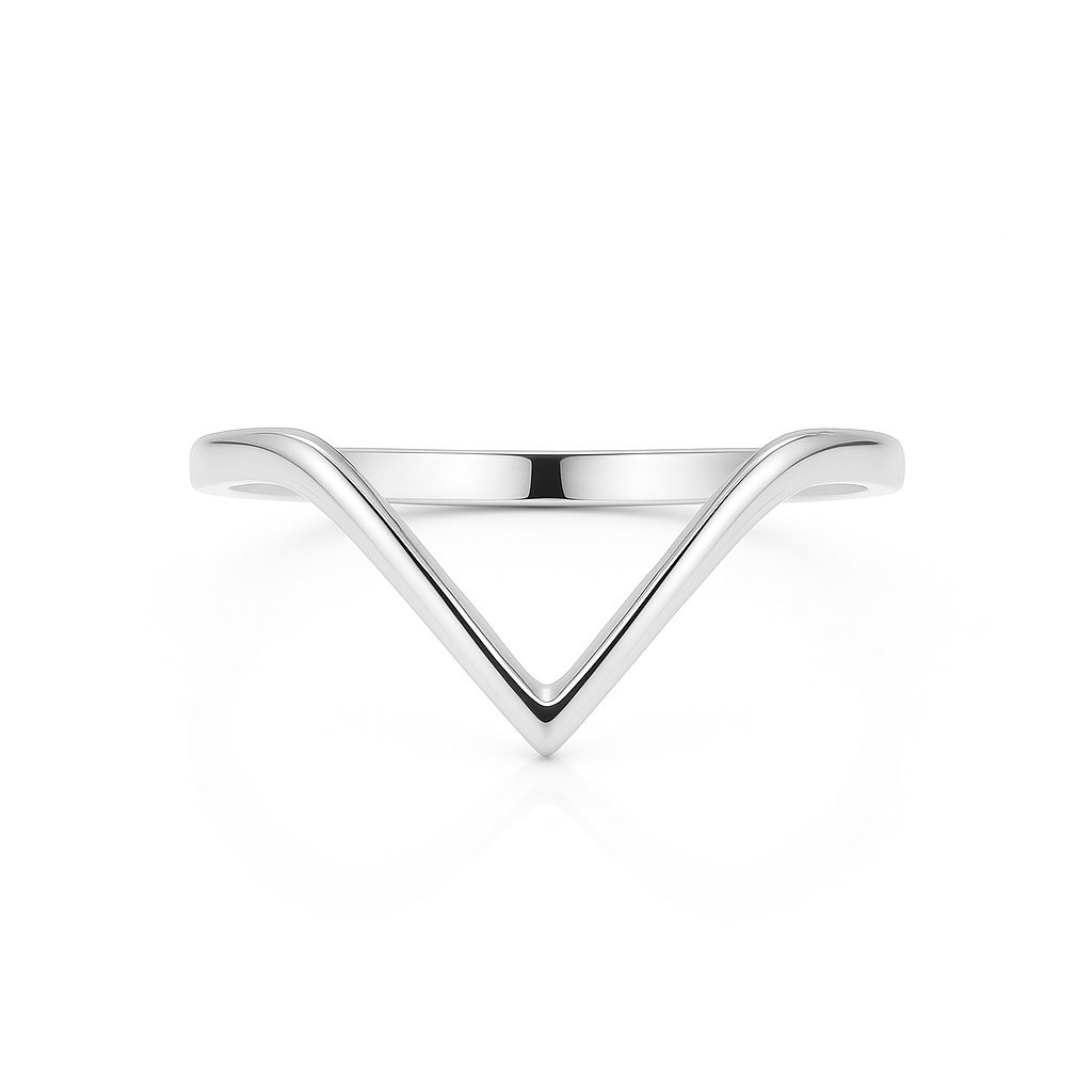 Aoi Curved Stacking Band Gold