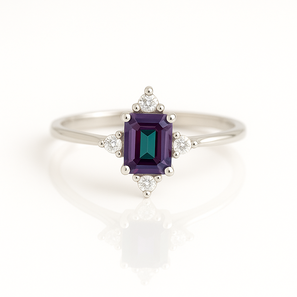 Sia Alexandrite Ring Sterling Silver
