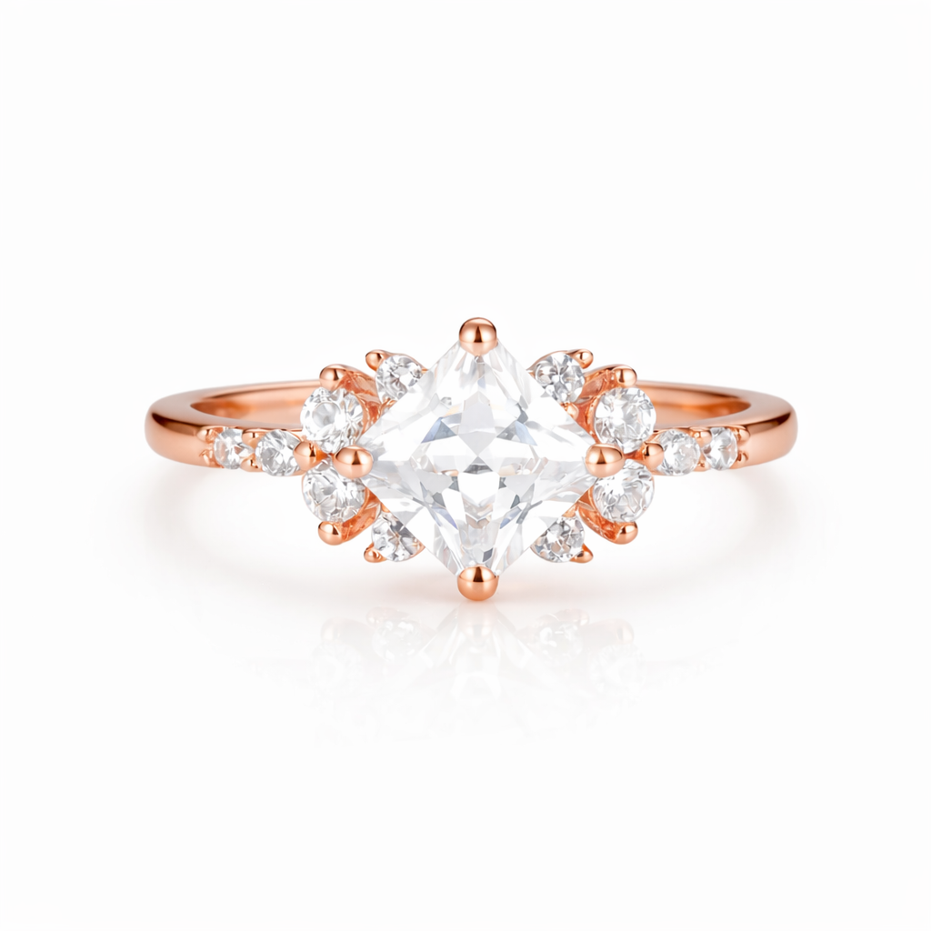 Kia Crystal Ring Gold