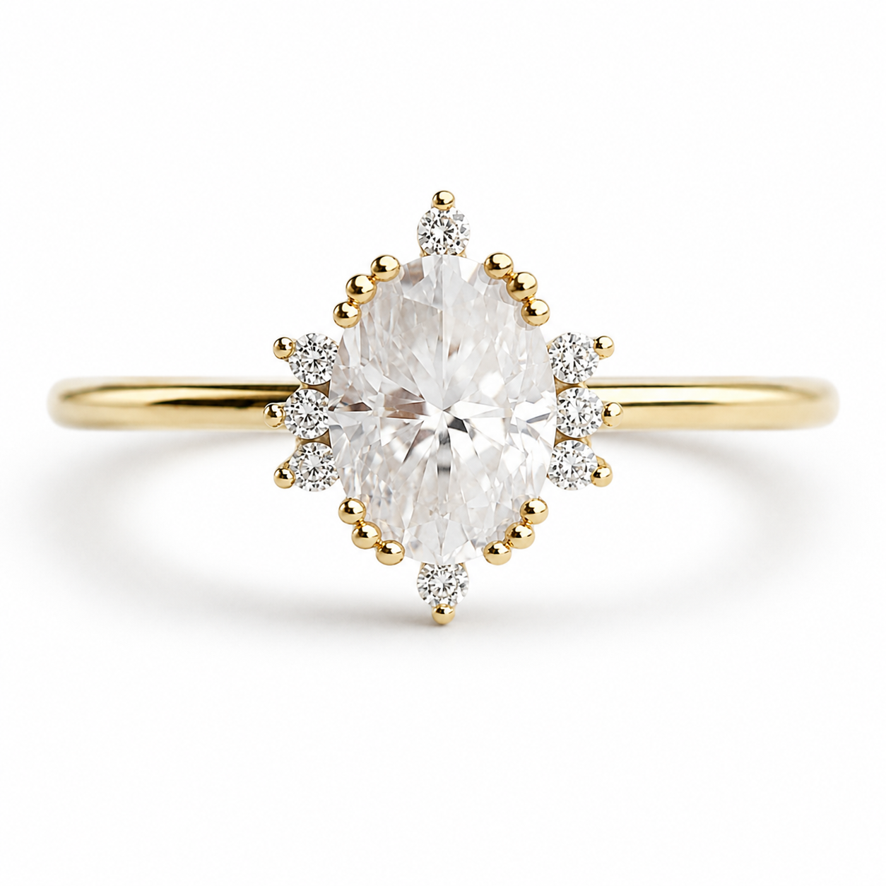 Erica Moissanite Ring