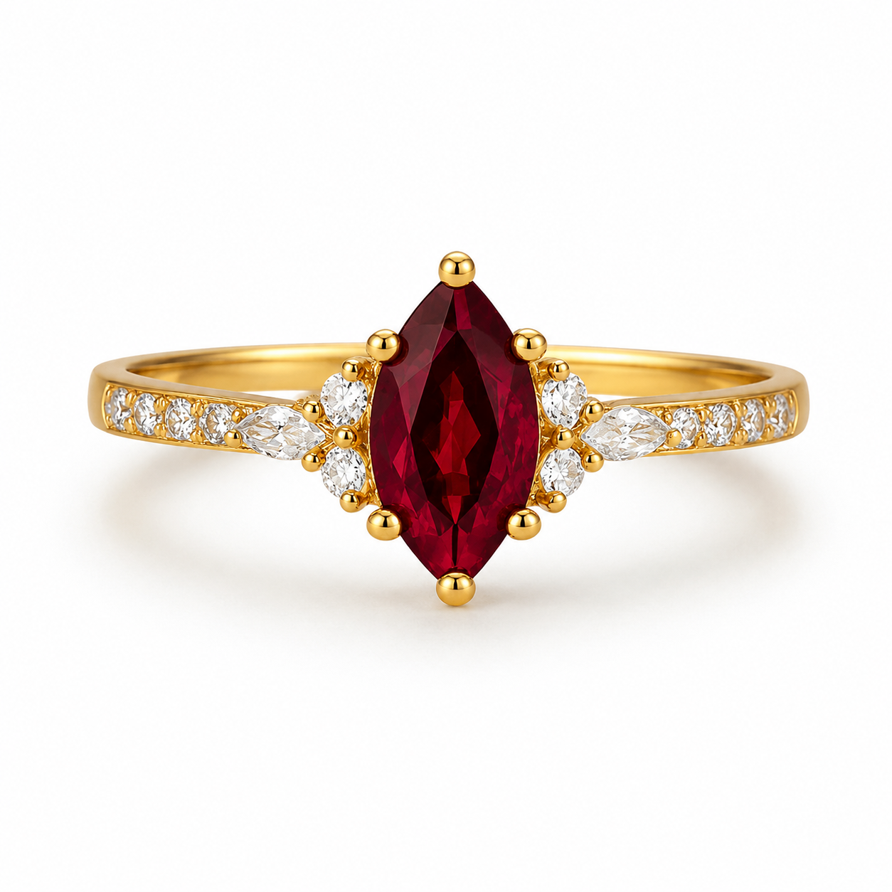 Alice Marquise Ruby Ring