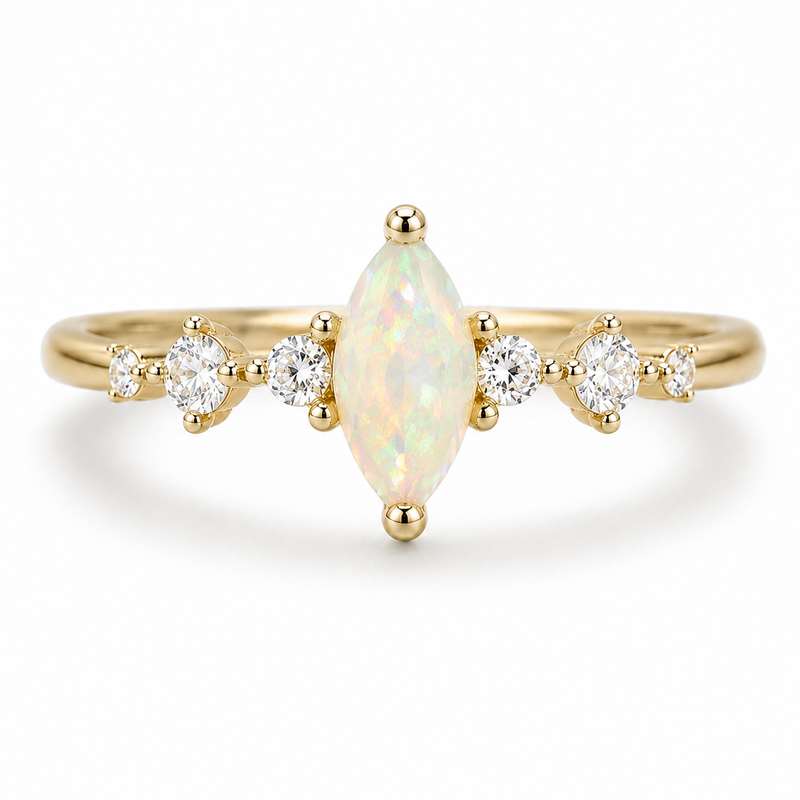 Fire Opal ring