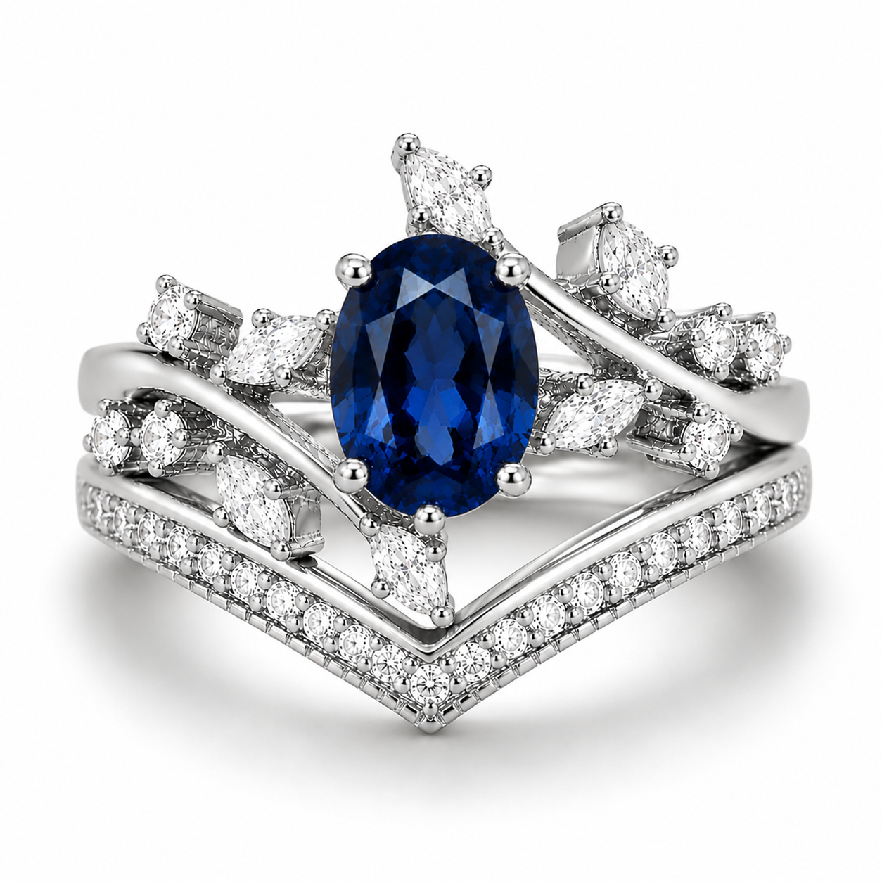 Bella Sapphire Ring Set
