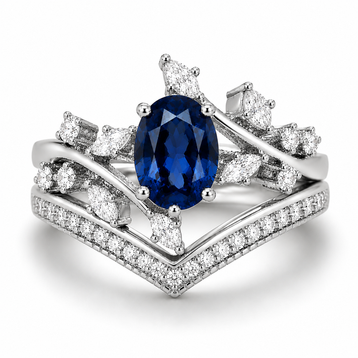 Bella Sapphire Ring Set