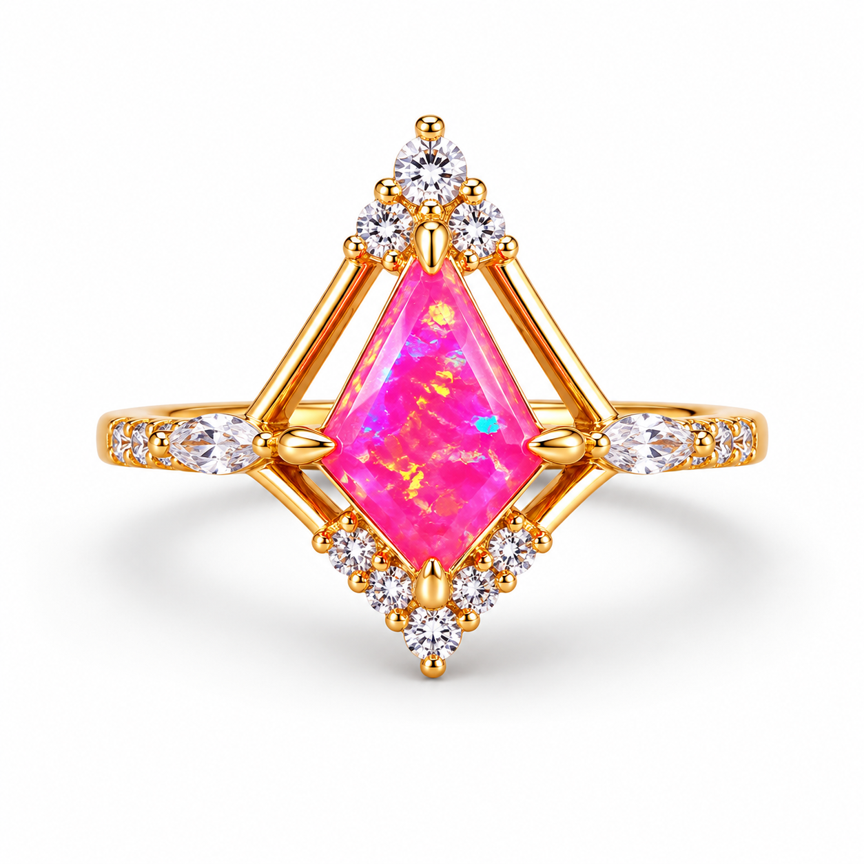 Dania Orchard Pink Opal Ring