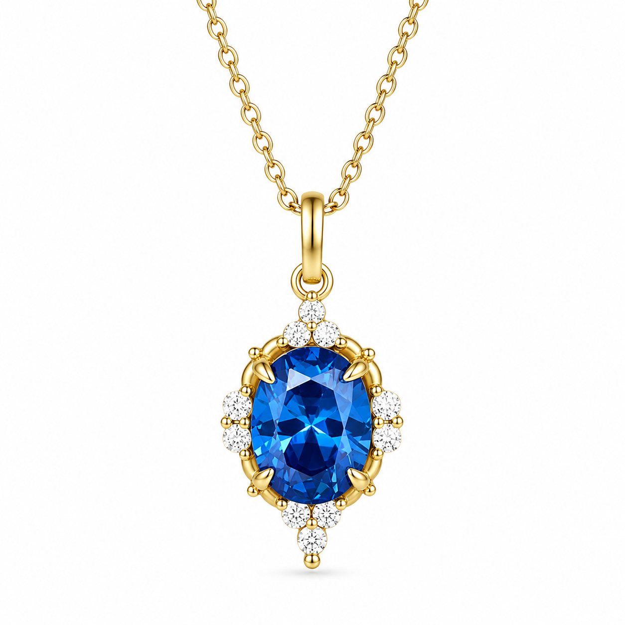 Brya Fire Opal Necklace Gold