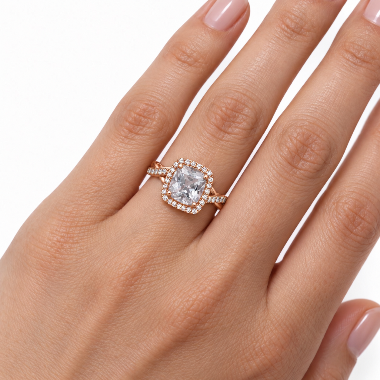 Gal White Sapphire Ring