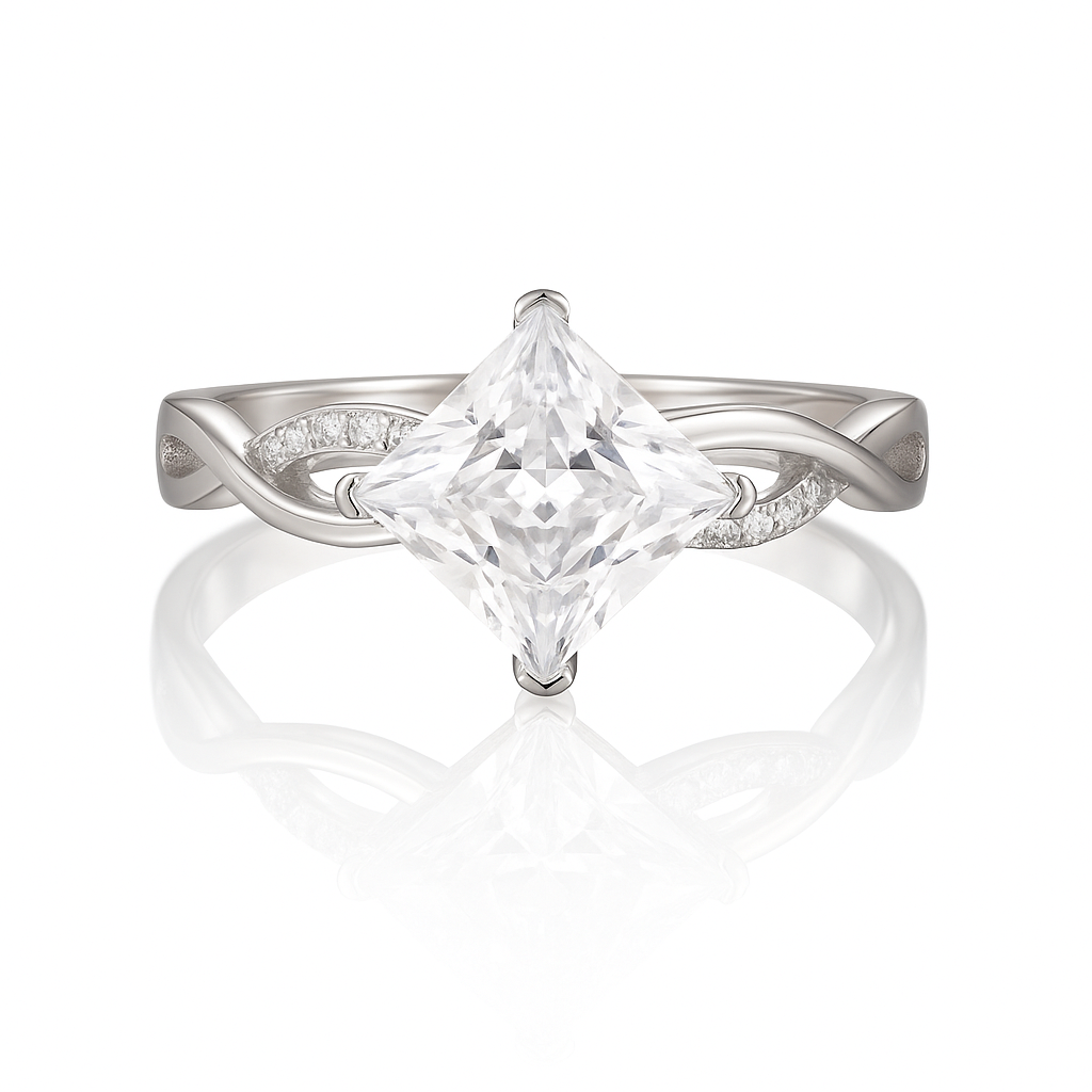 Yia Crystal Ring Rose Gold