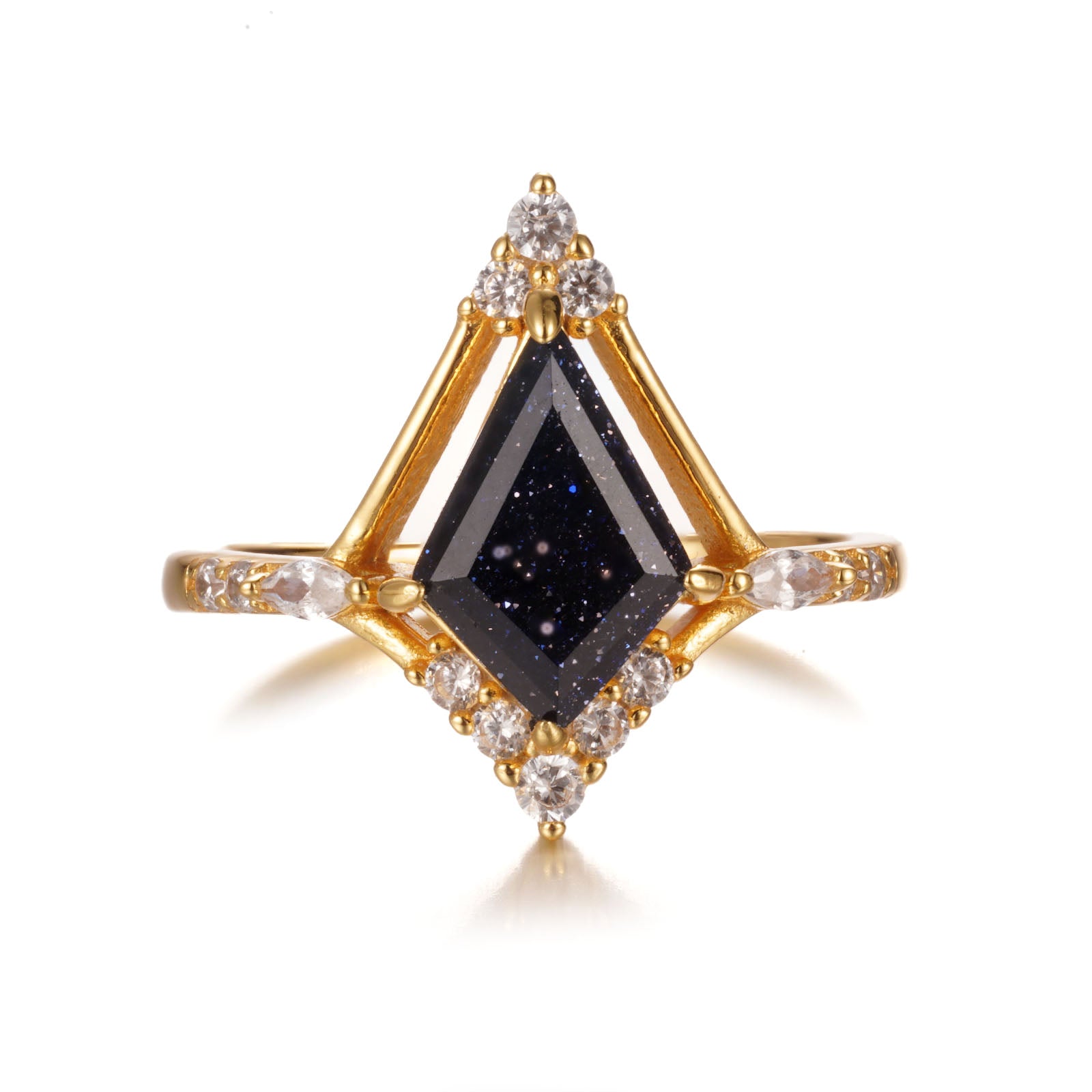 Dania Blue Sandstone Ring