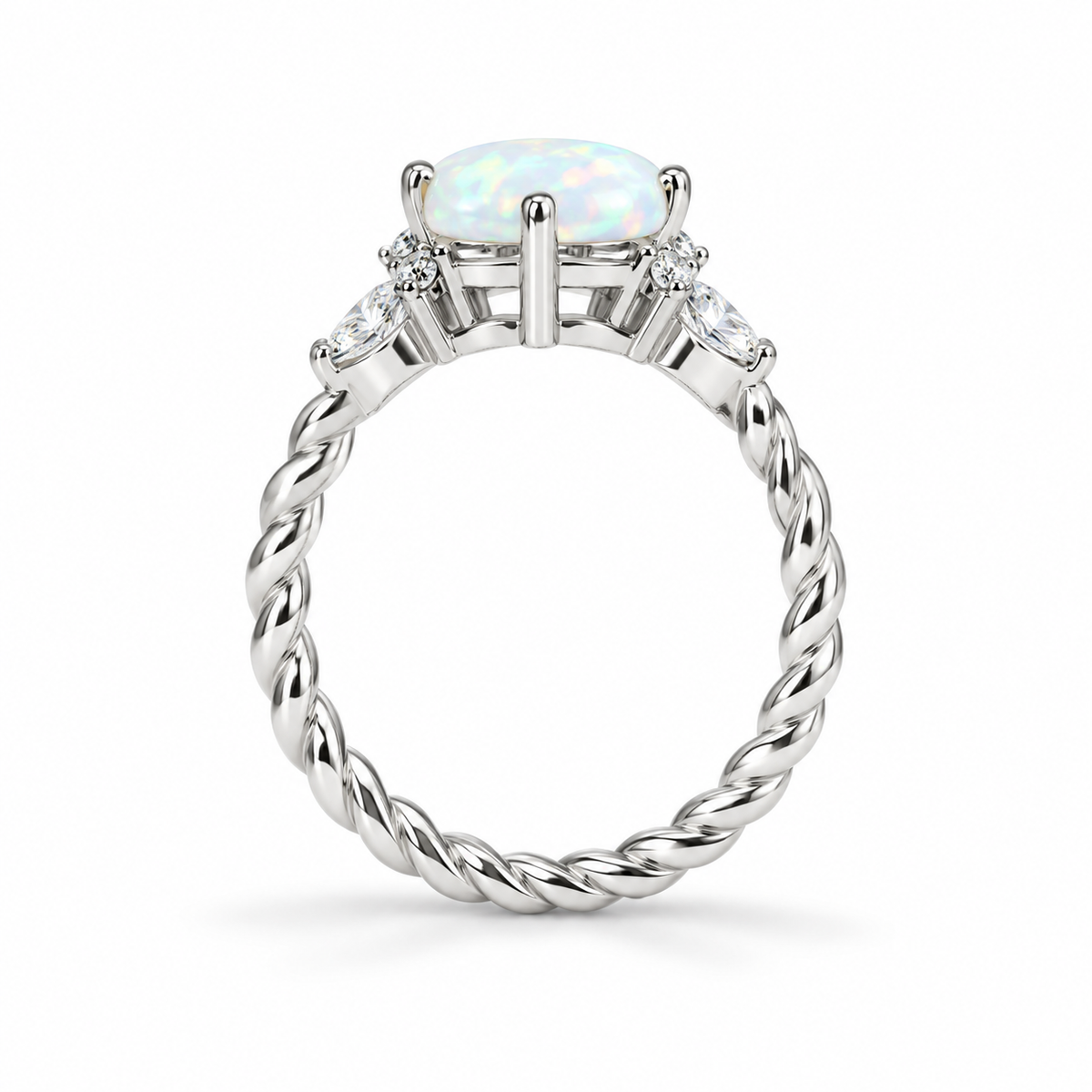 Fig Opal Ring Gold