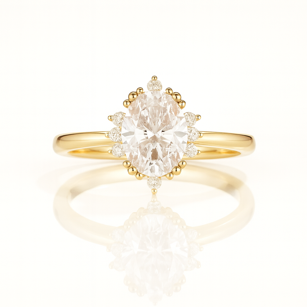 Erica Moissanite Ring