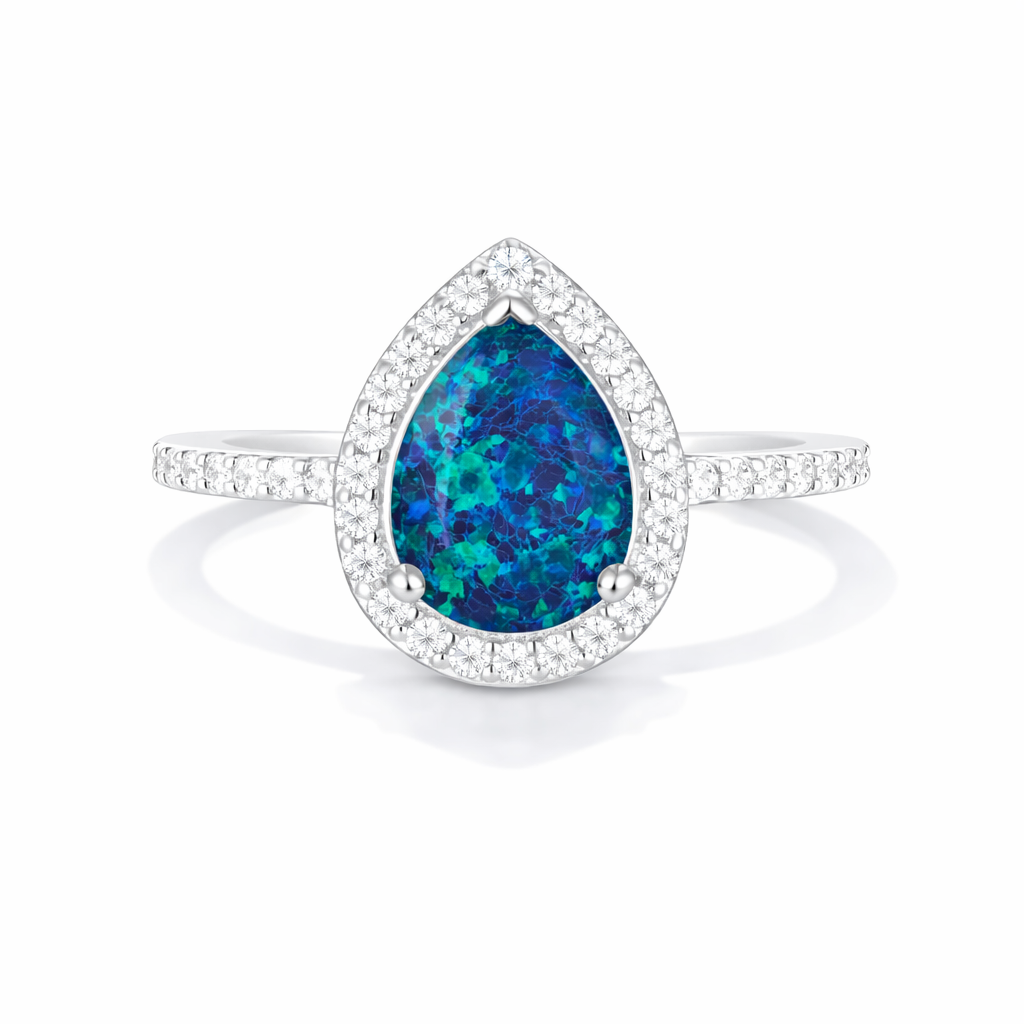 Nia Peridot Ring Sterling Silver