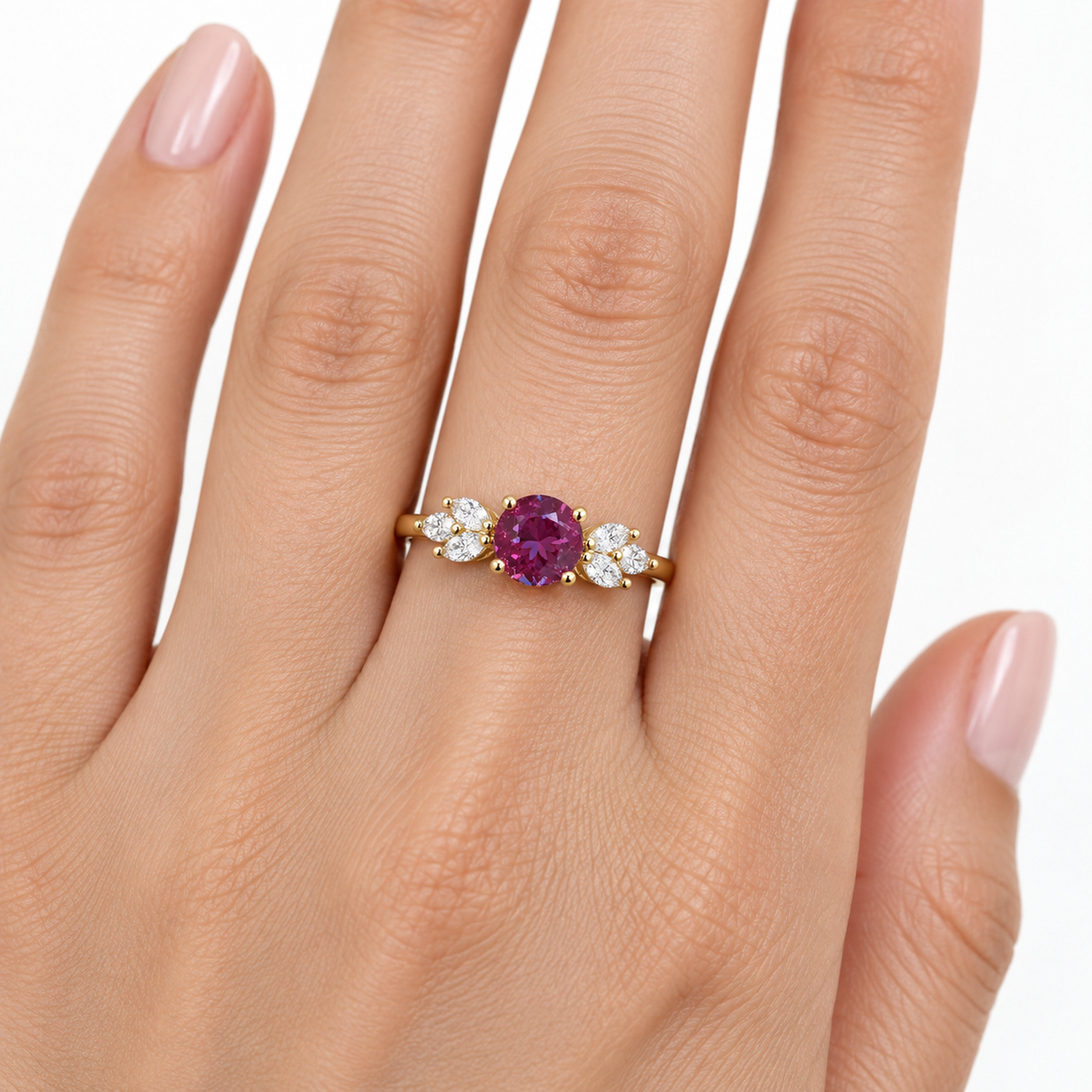 Ada Alexandrite Ring Gold