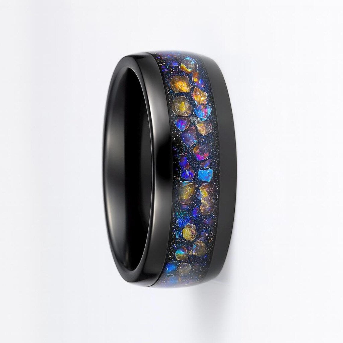 Freya Starry Night Orion Nebula Couples Ring Set