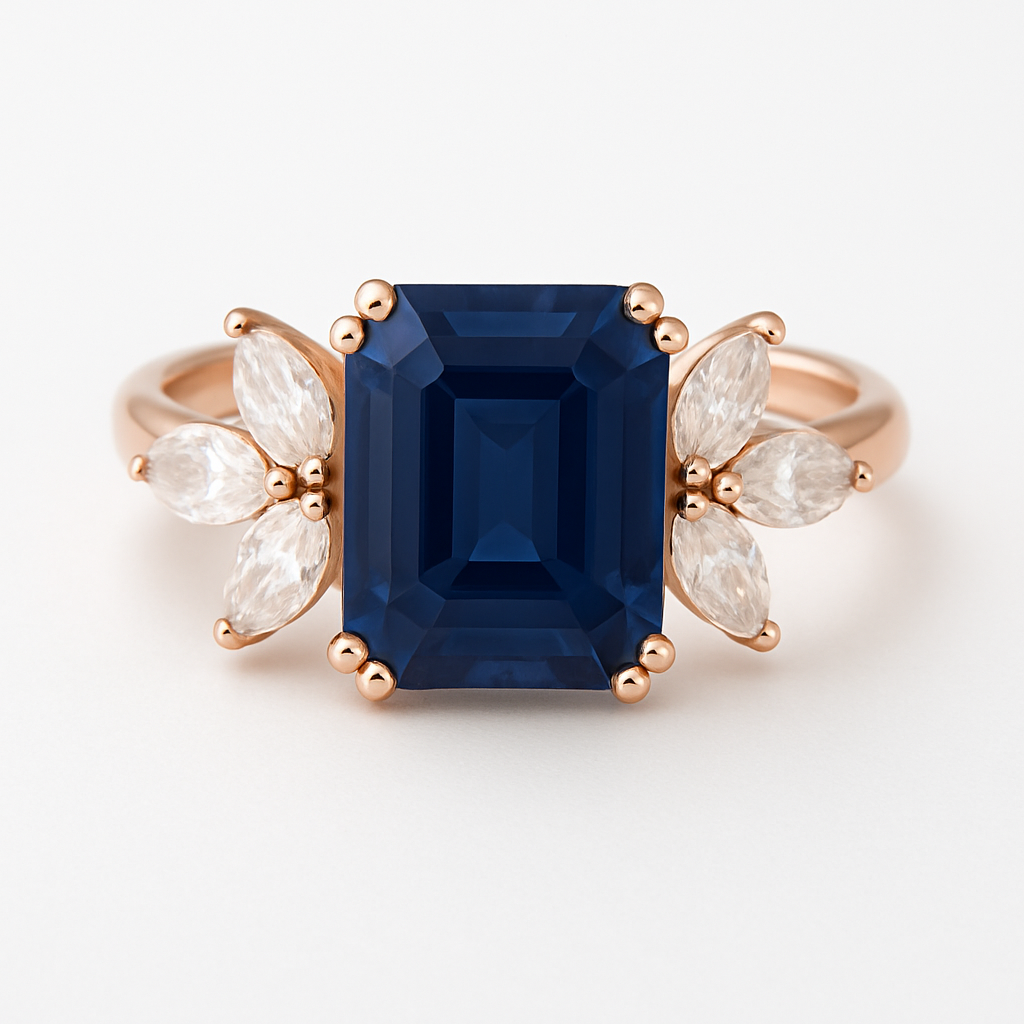 Ivy Opal Ring Rose Gold