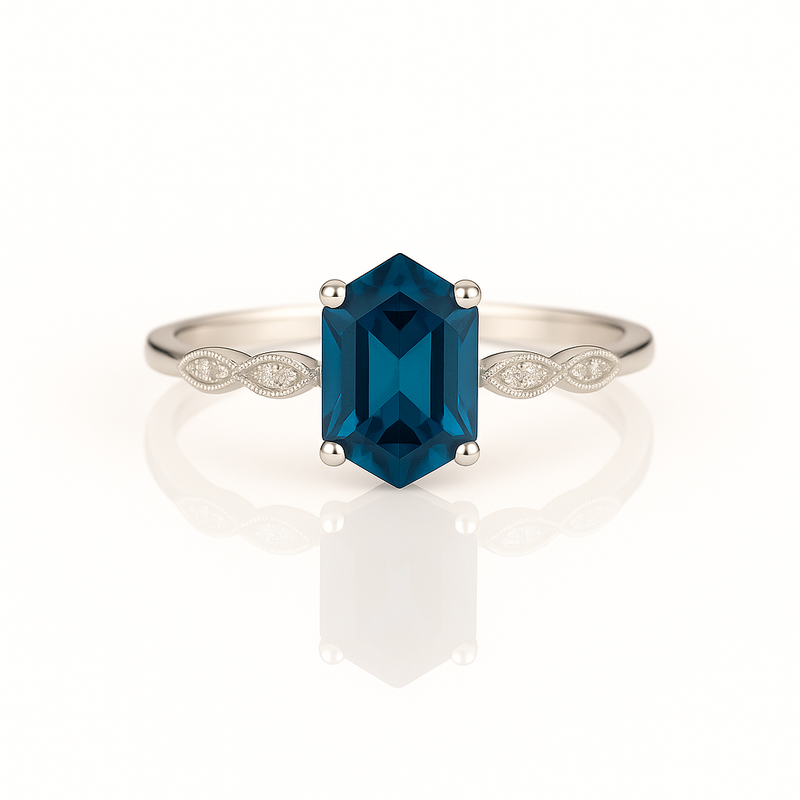 London Blue Topaz ring