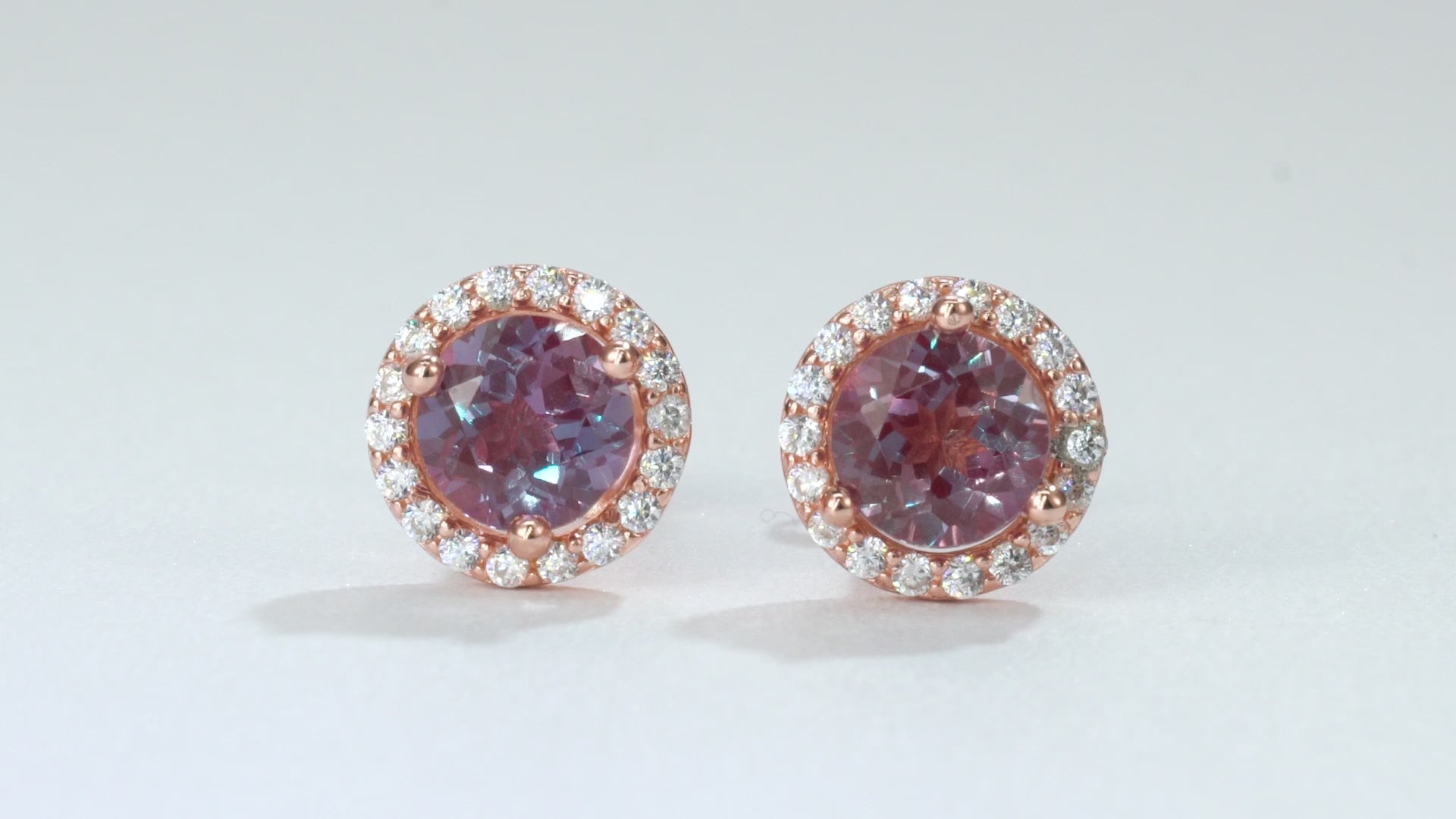 Jia Alexandrite Earrings Gold