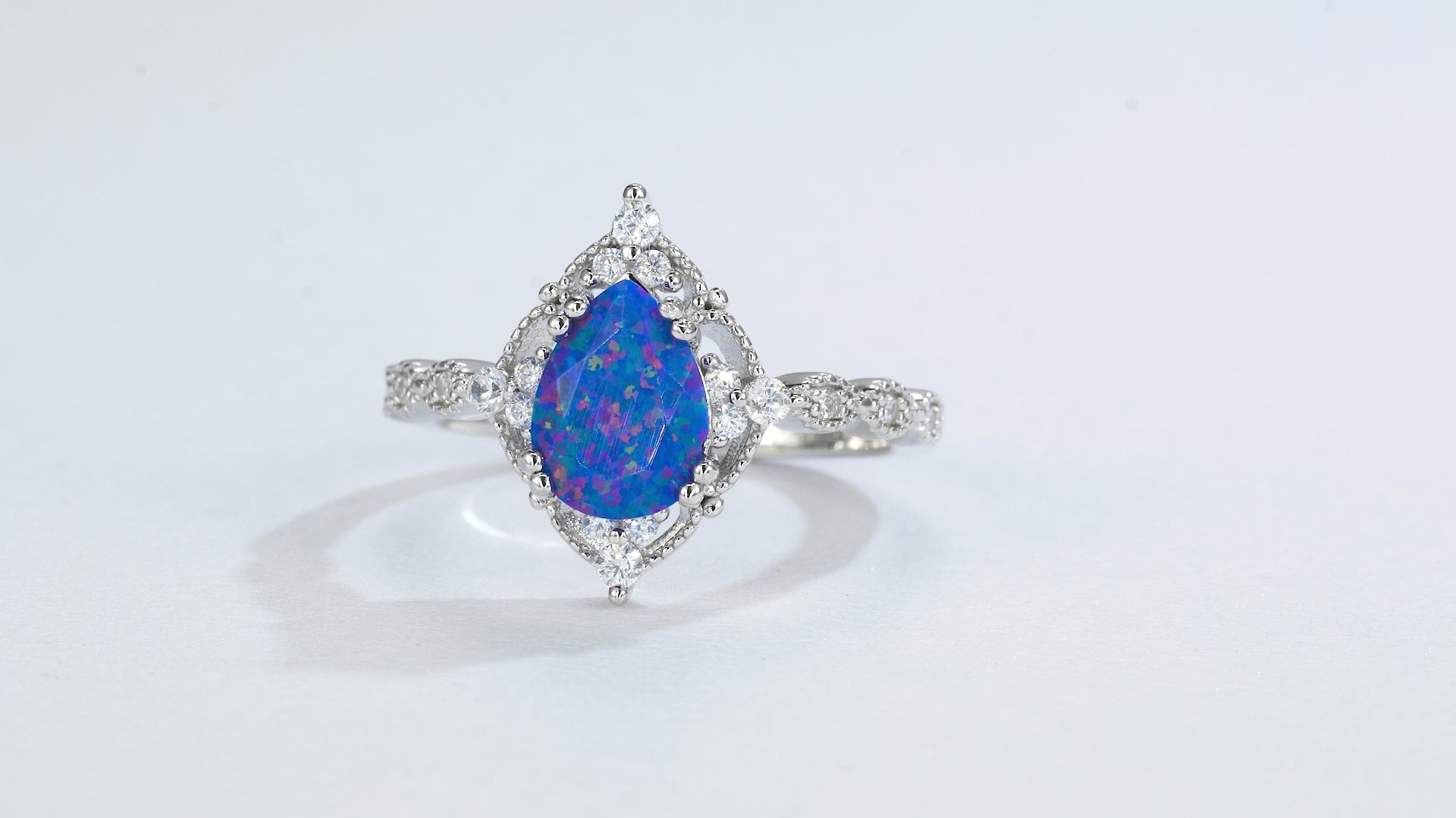 Gloria Royal Fire Opal Ring