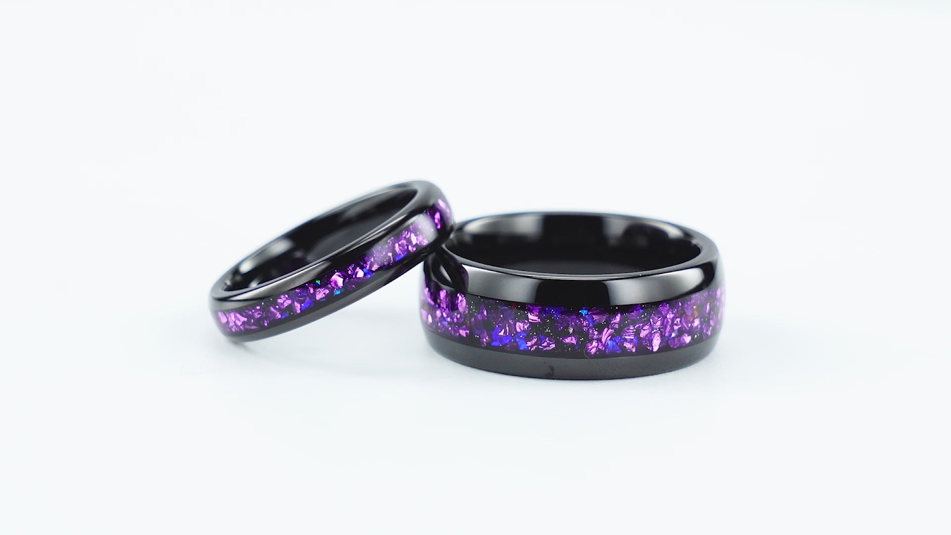 Esme Starry Night Nebula Ring with alexandrite inlay