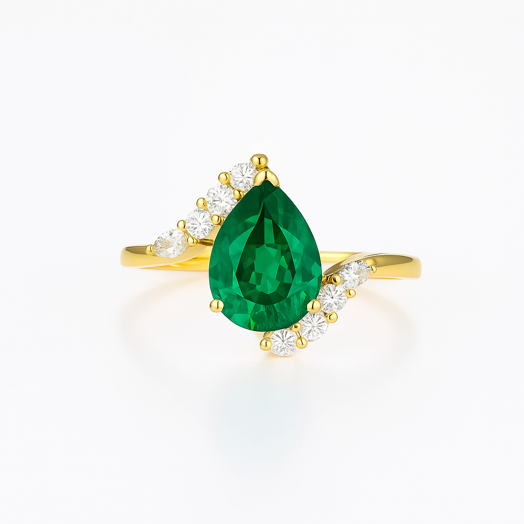 Rya Emerald Ring