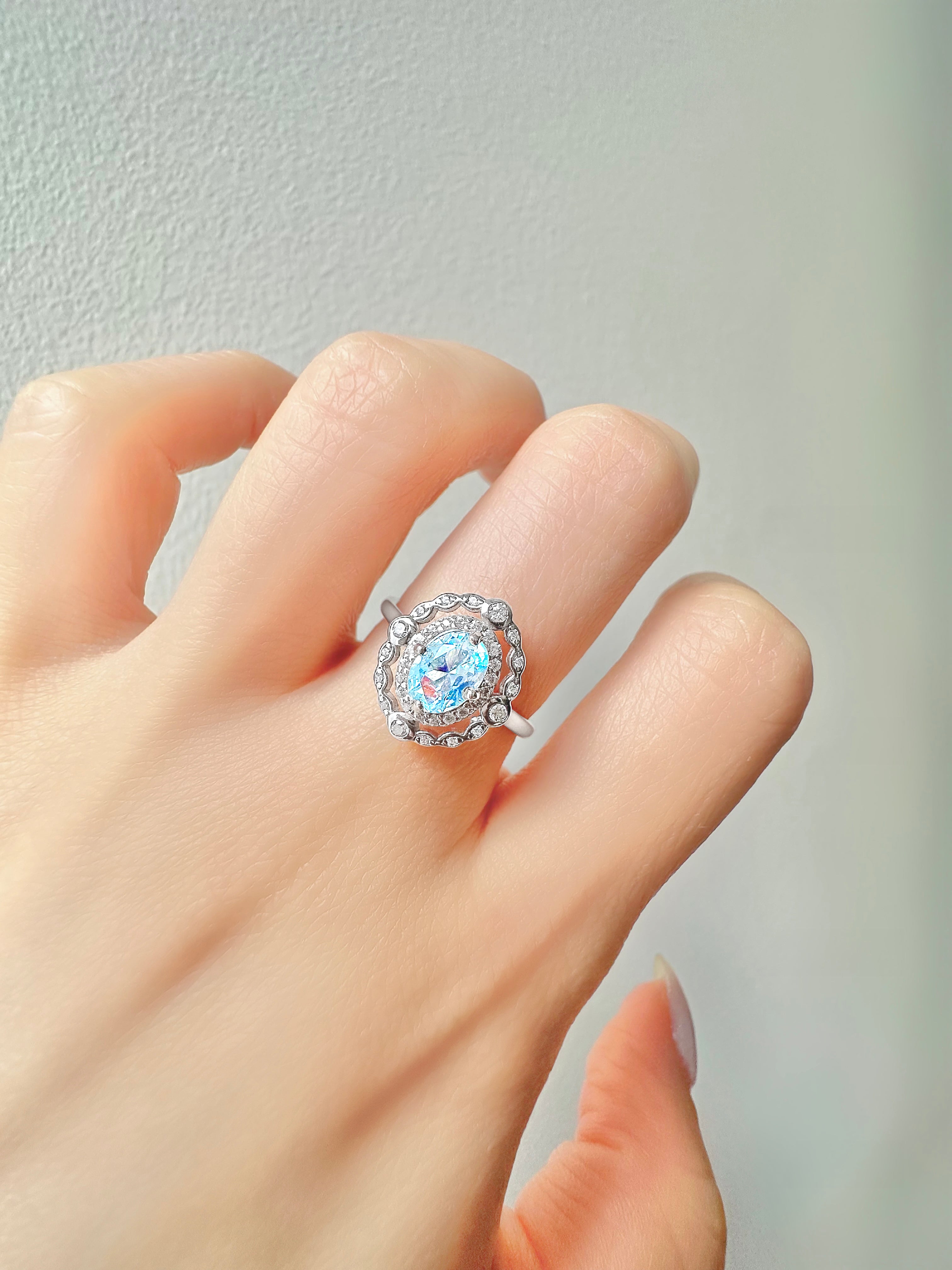 Ana Aquamarine Ring
