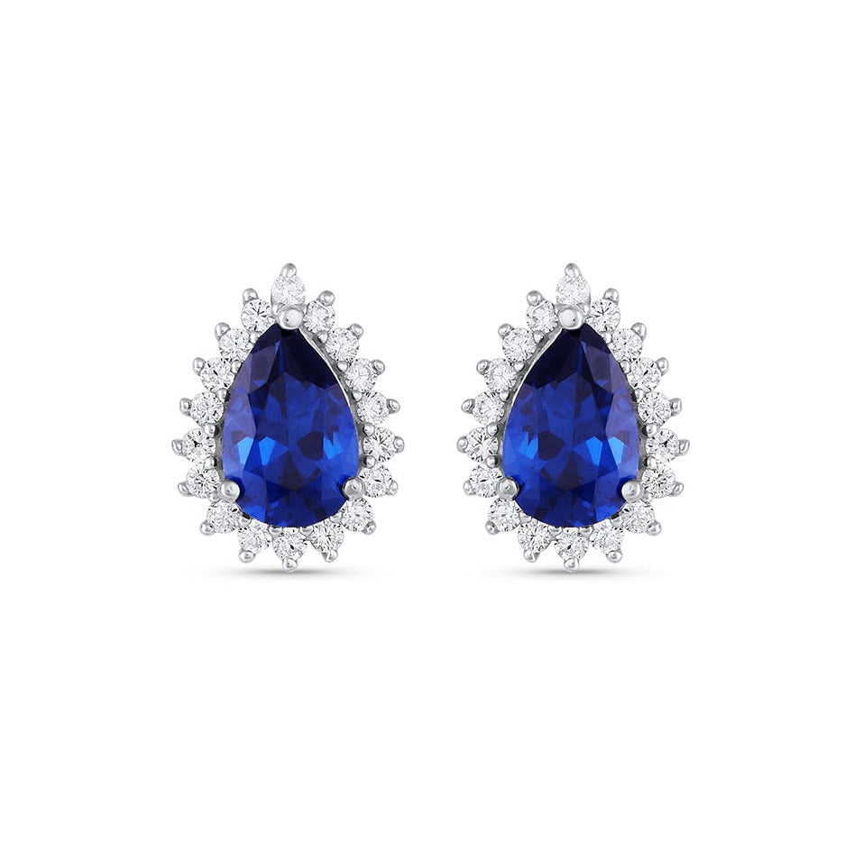 Ina Sapphire Earrings Gold
