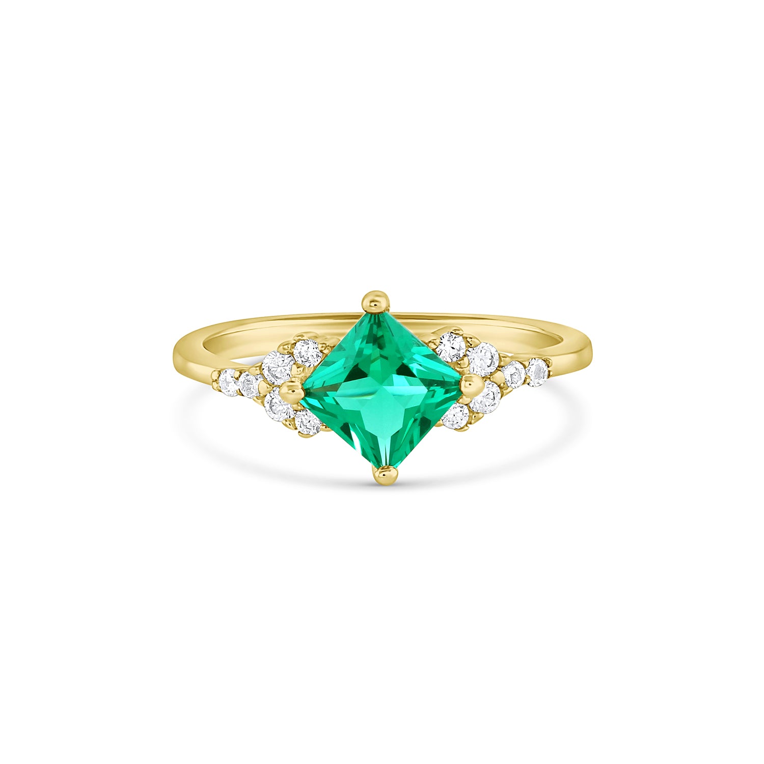 Sky Emerald Ring